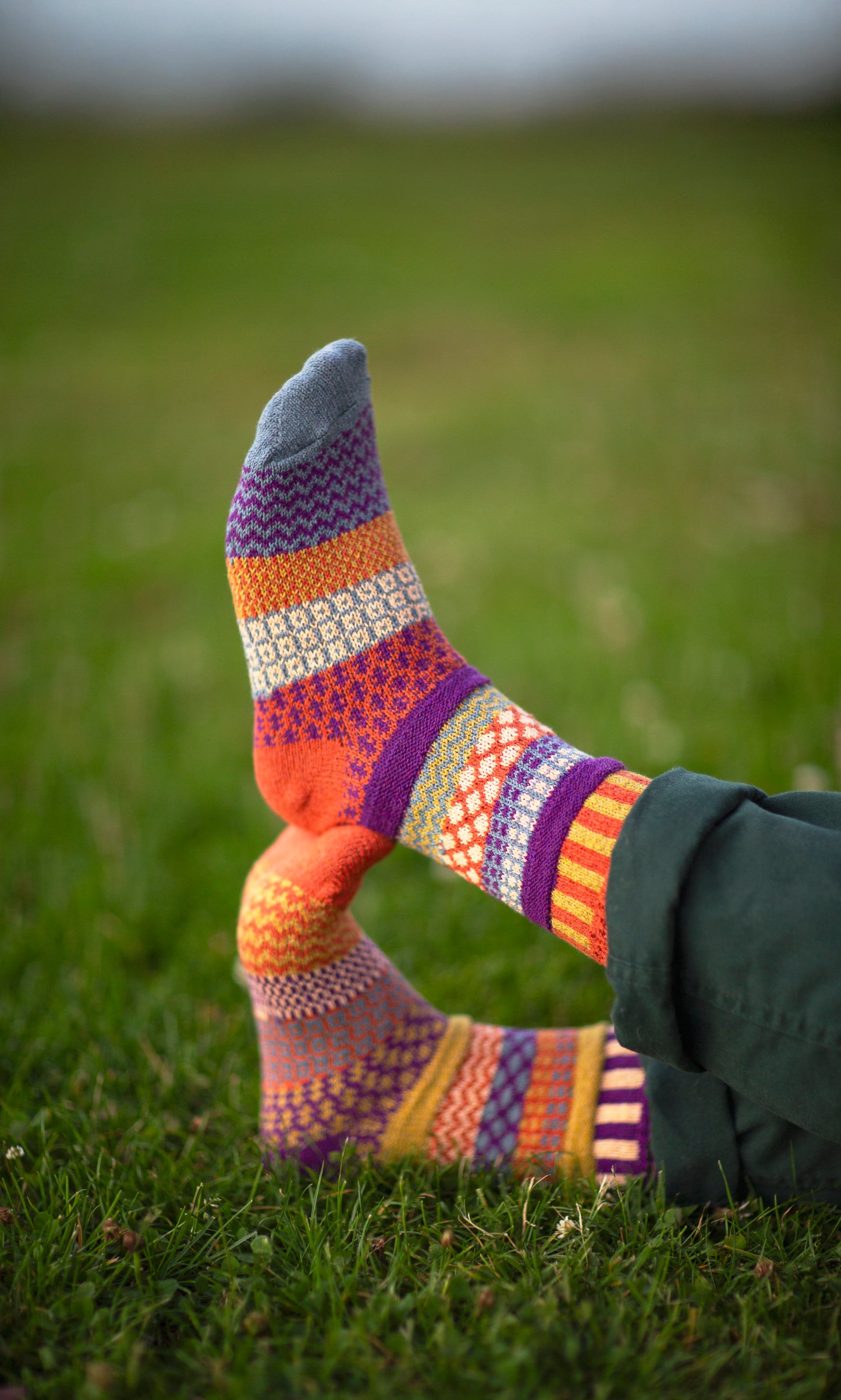Hazel Crew Socks