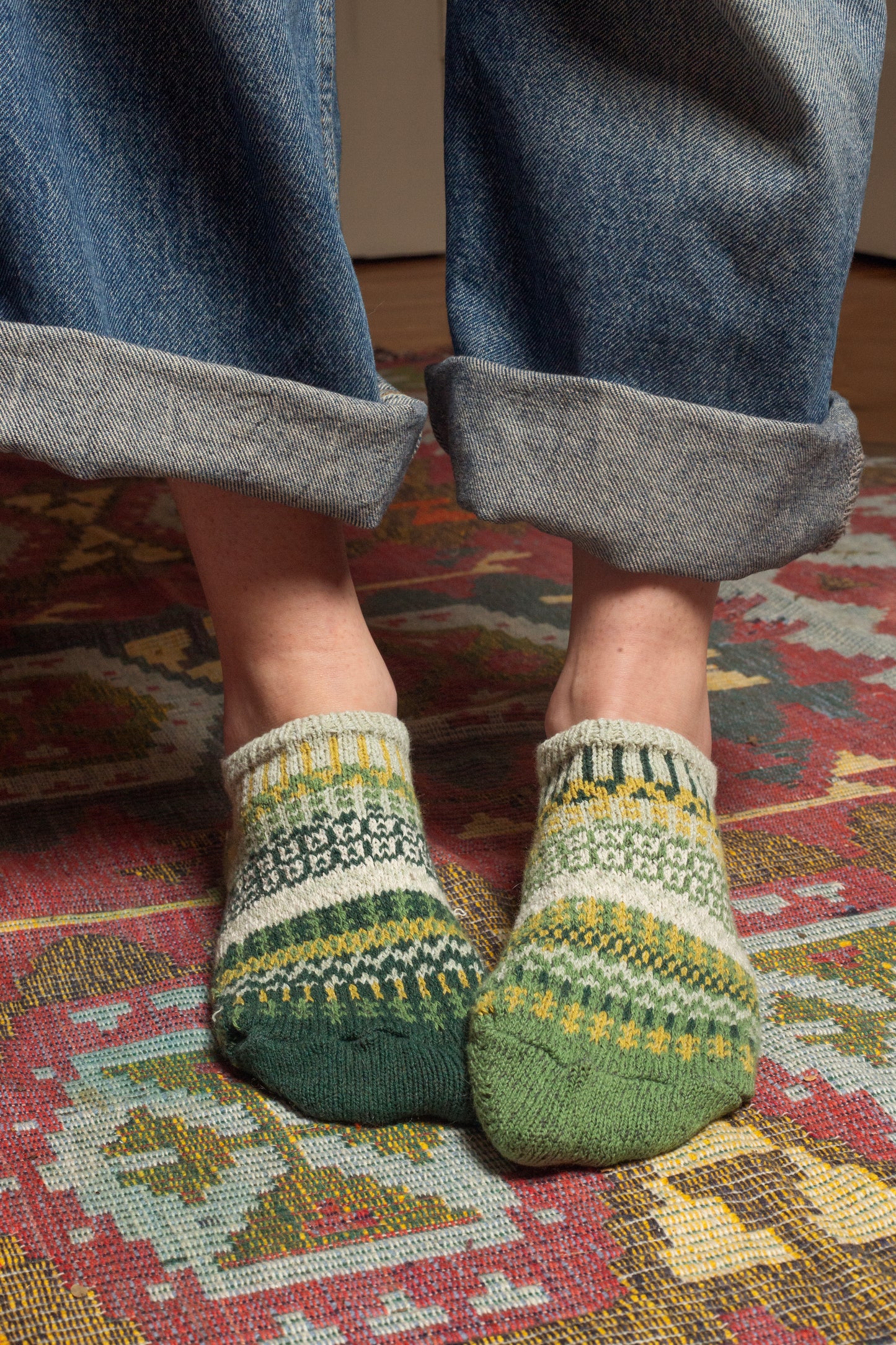 Fiddlehead Ankle Socks