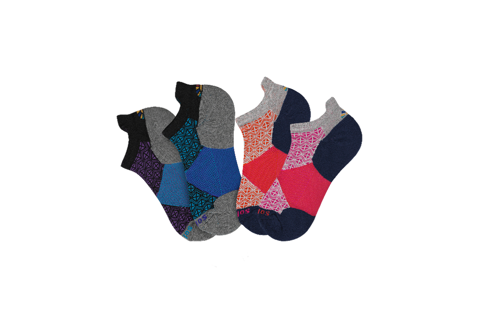 2 Pair: Ankle Performance Wool Socks