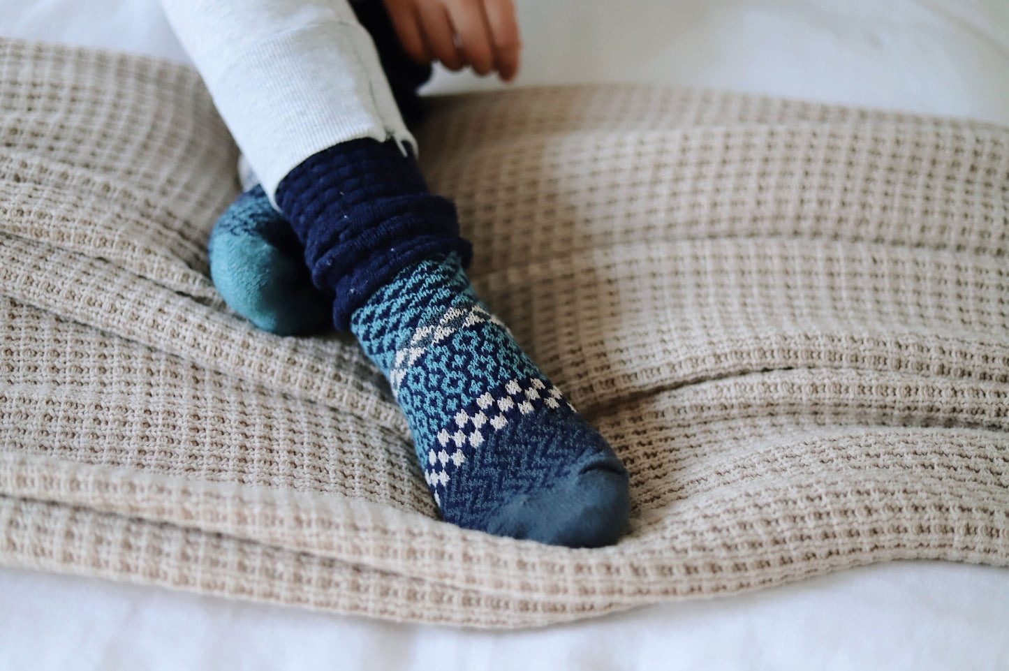 Slouch Socks - Cerulean