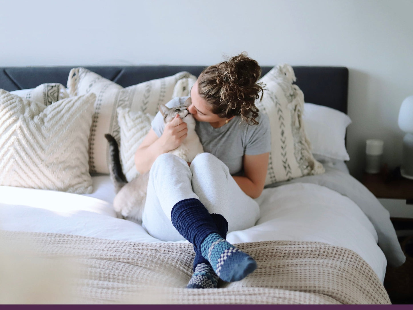 Slouch Socks - Cerulean