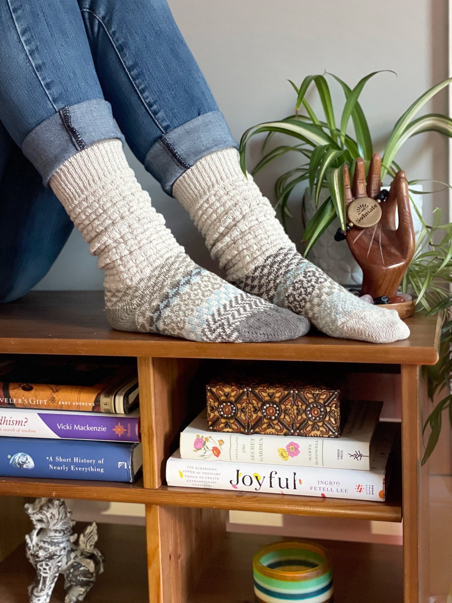 Slouch Socks - Seashell